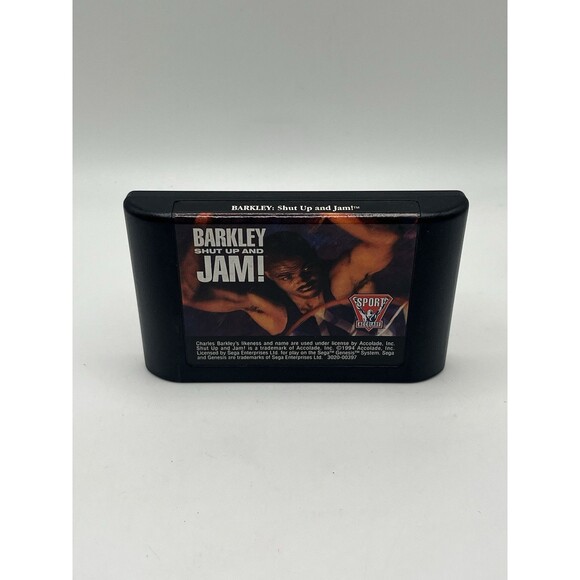 Barkley: Shut Up And Jam! In Box No Manual Sega Genesis Used 1994 TESTED - Picture 6 of 8